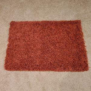 Terracotta Solid Shag Rug 2'2x3